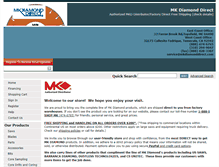 Tablet Screenshot of mkdiamonddirect.com